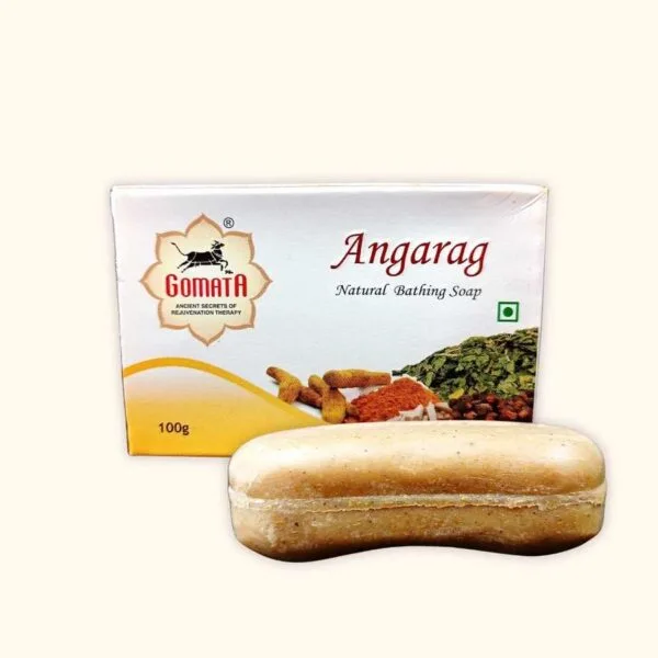 Angarag Herbal Soap Gomata Bliss Ayurvedic Iskcon & Goshala Product